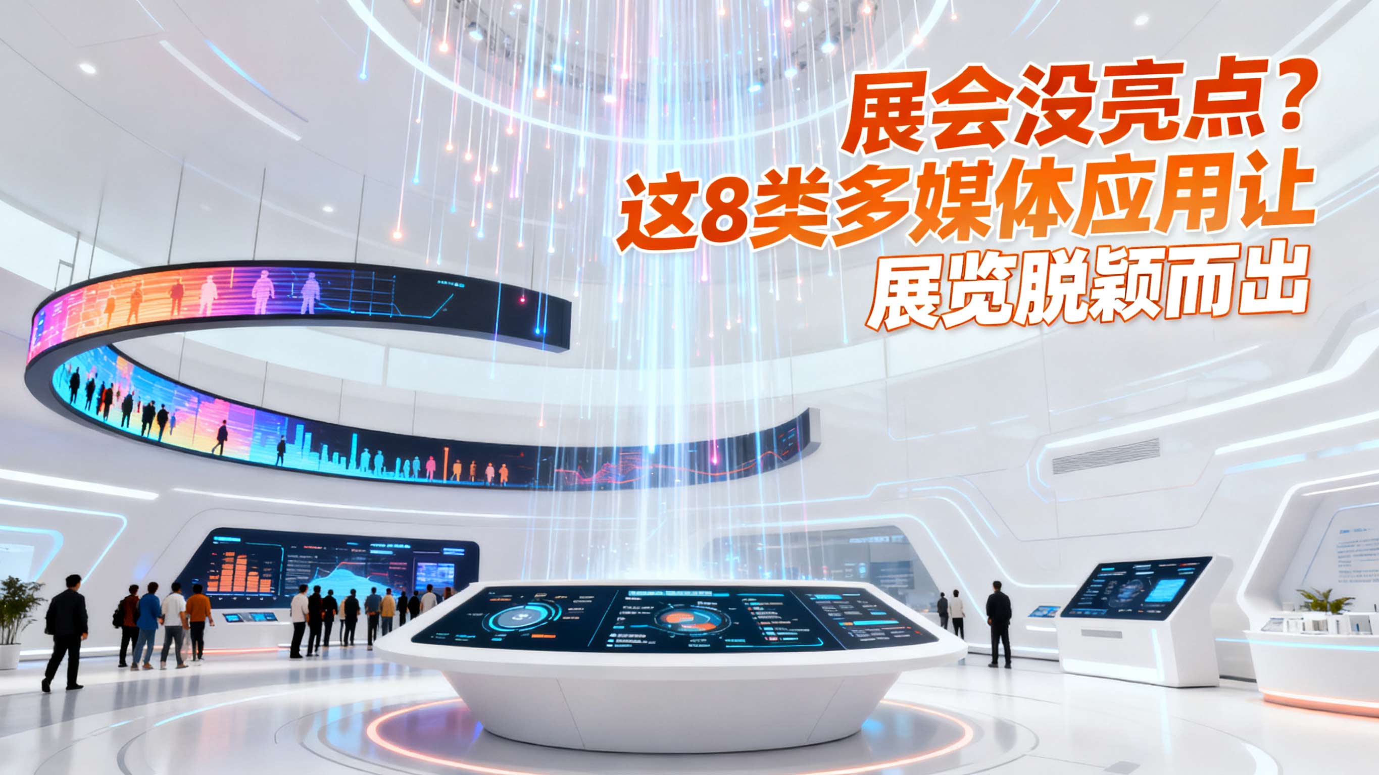 展会没亮点?这 8 类多媒体应用让展览脱颖而出 展会没亮点?这 8 类多媒体应用让展览脱颖而出